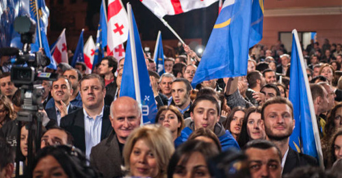 Präsidentschaftswahl, Tbilisi, 2013 Präsidentschaftswahl, Tbilisi, 2013