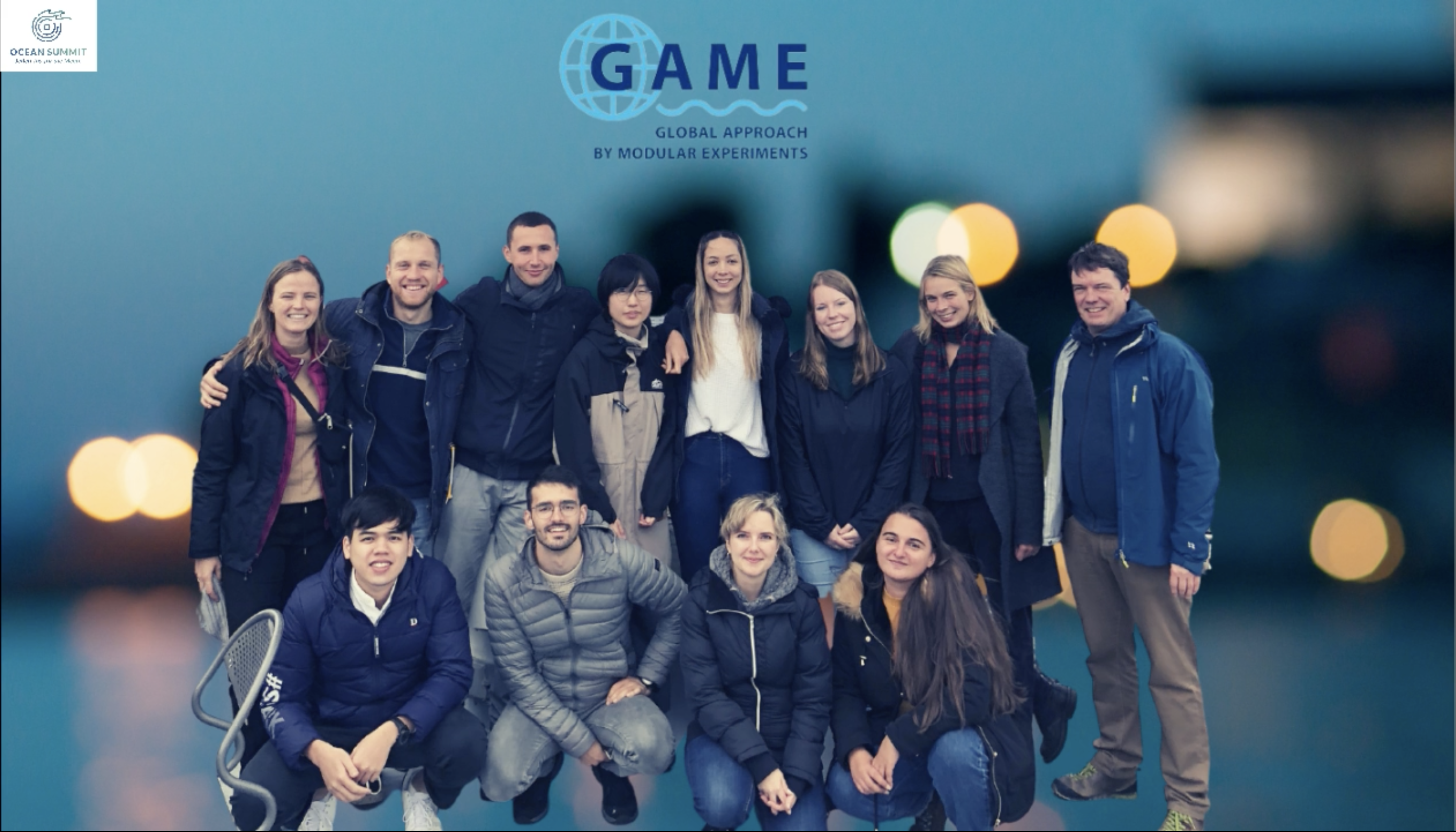 GAME Geomar Forschungsteam Teamfoto des GAME Geomar Forschungsteams