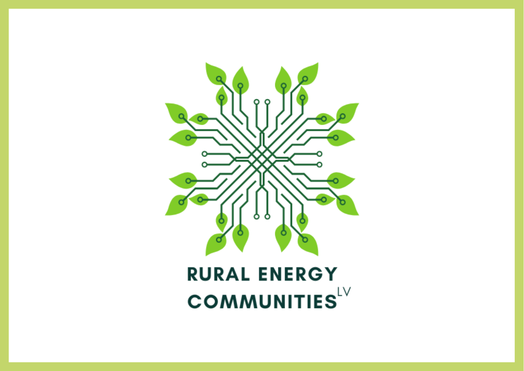Das Logo von Rural Energy Communities LV