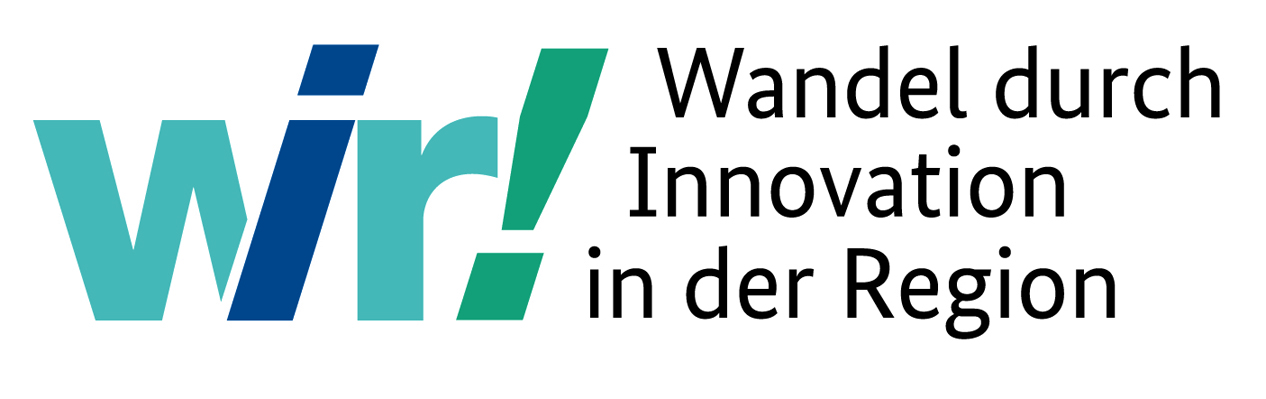 Logo: BMBF WIR Wandel durch Innovation in der Region