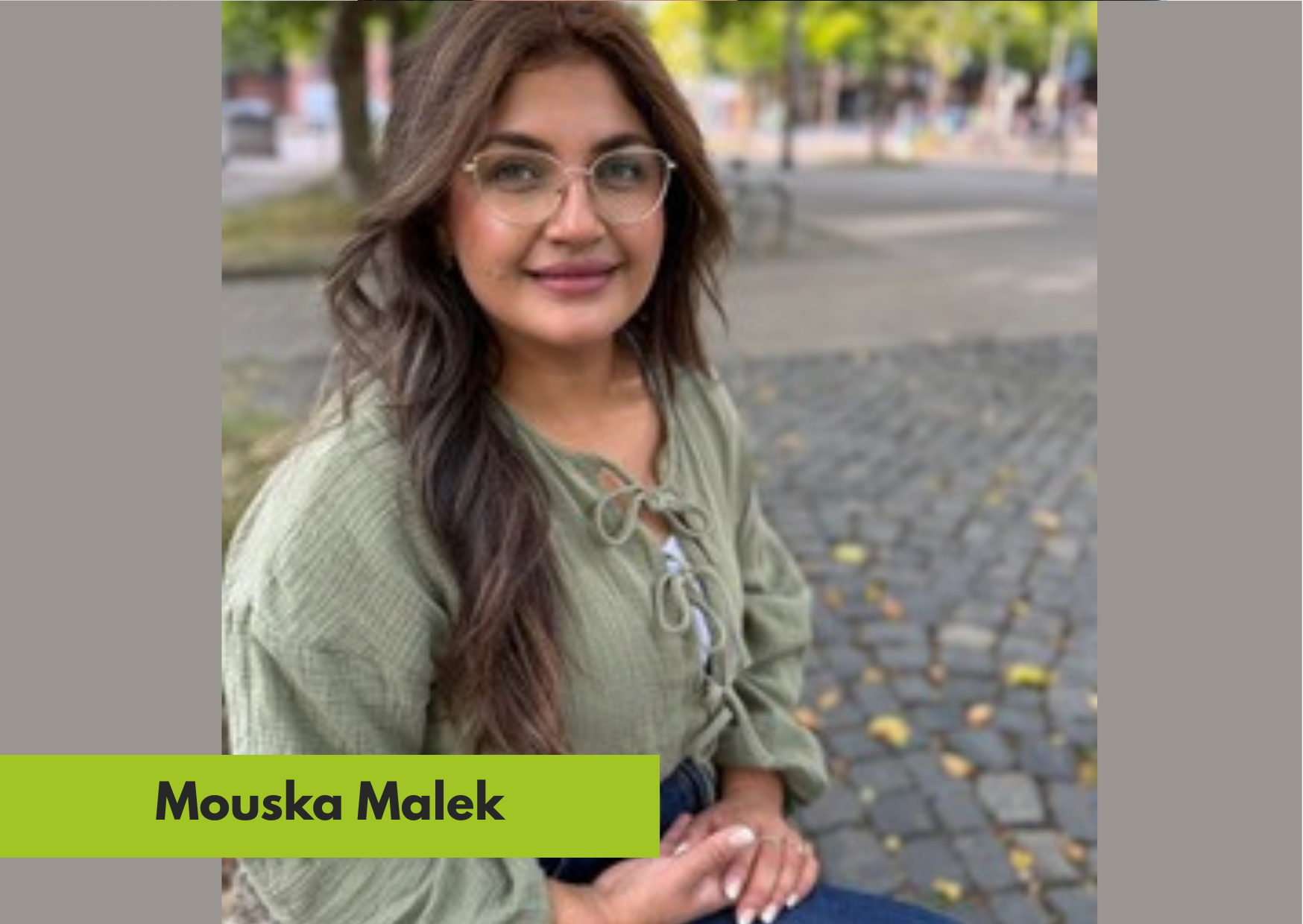 Porträt von Mouska Malek.