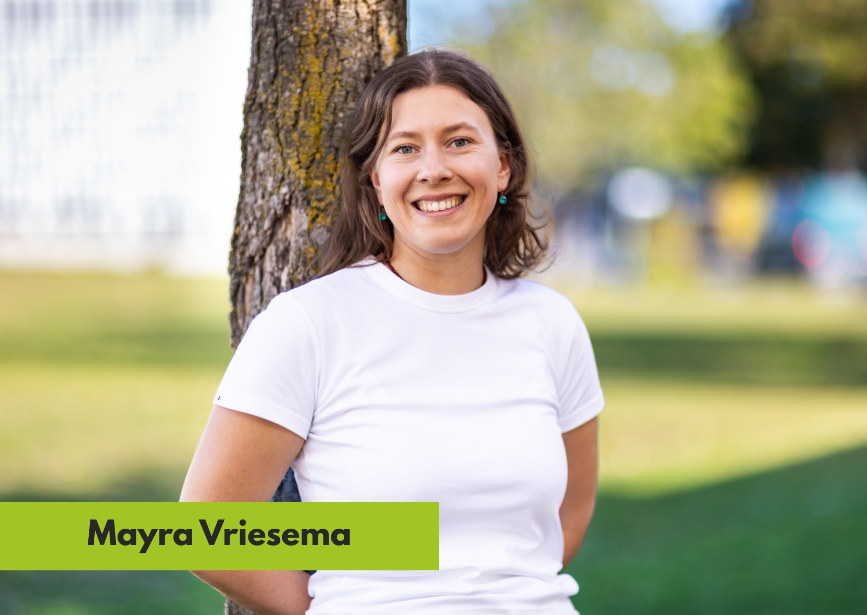 Porträt von Mayra Vriesema.