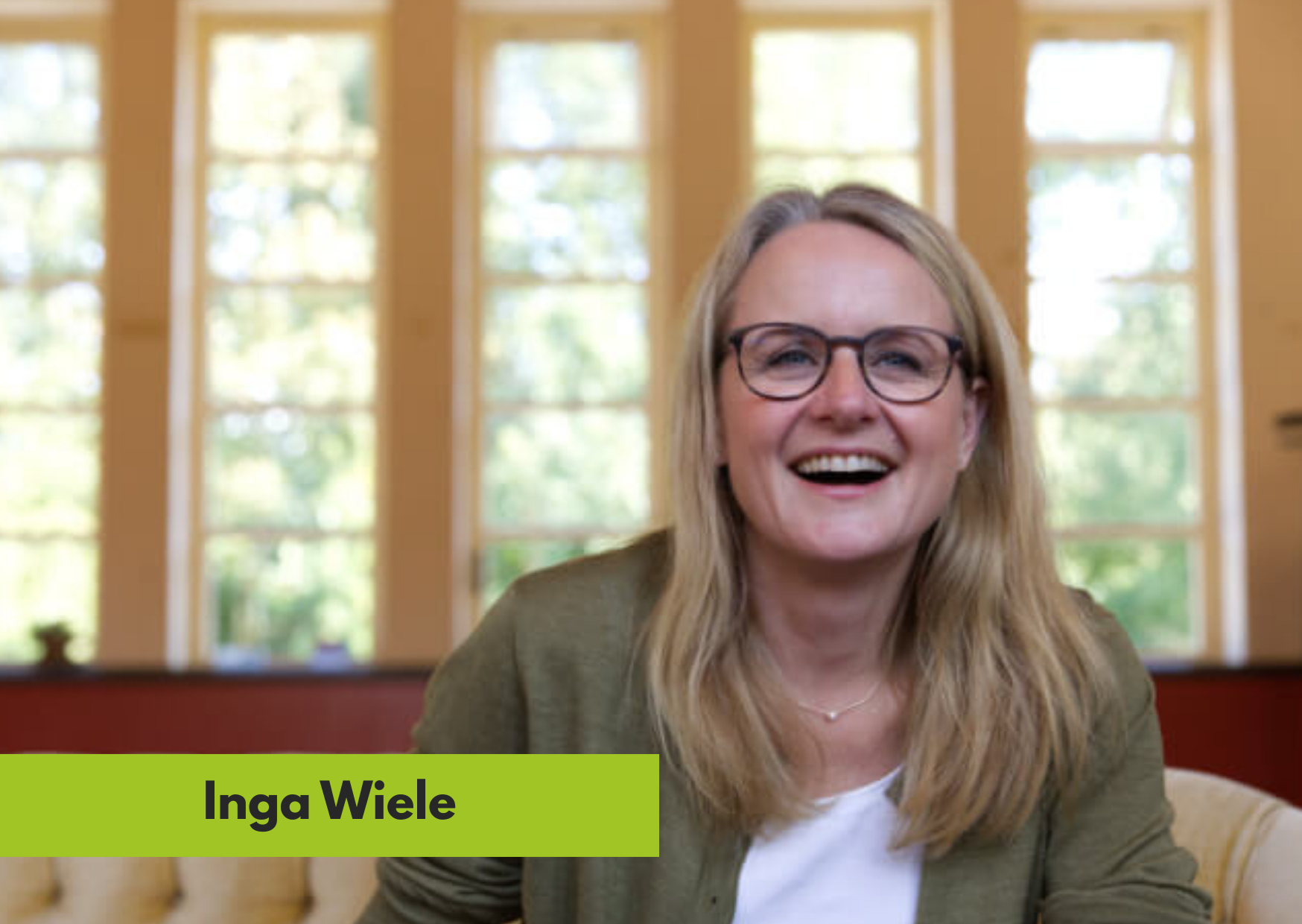 Porträt von Inga Wiele.