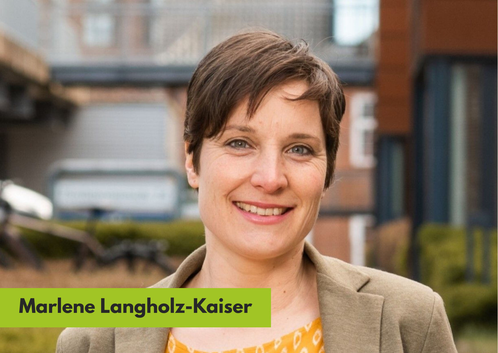 Porträt von Marlene Langholz-Kaiser.