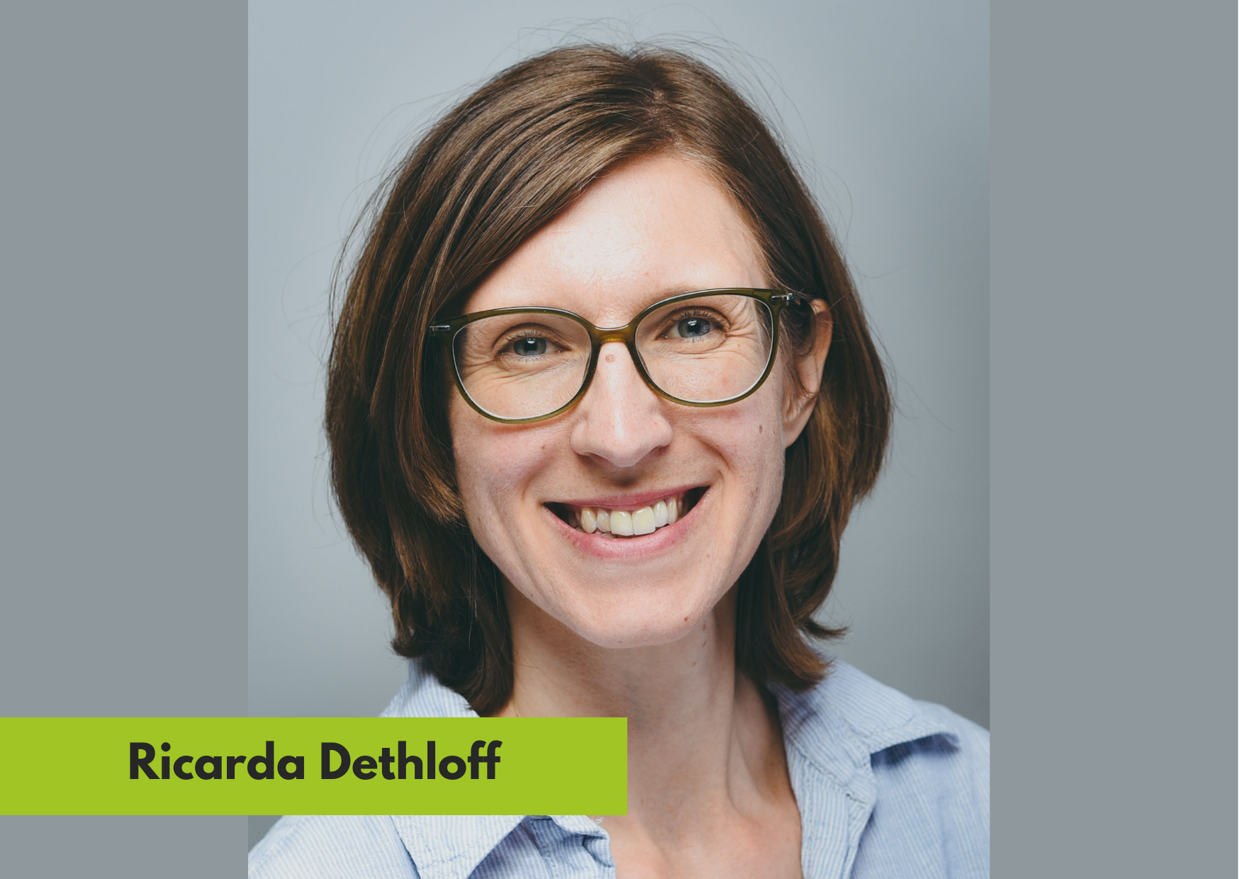 Porträt von Dr. Ricarda Dethloff.