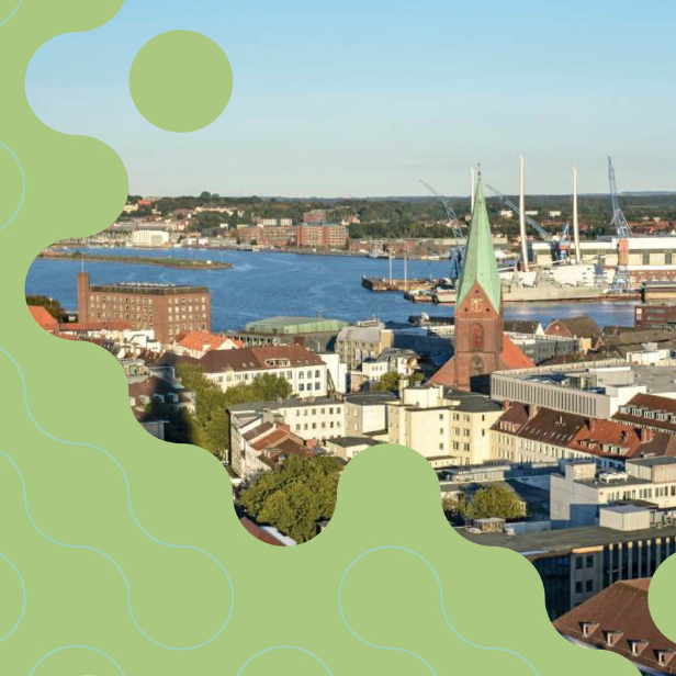 Ansicht der Kieler Innenstadt.
