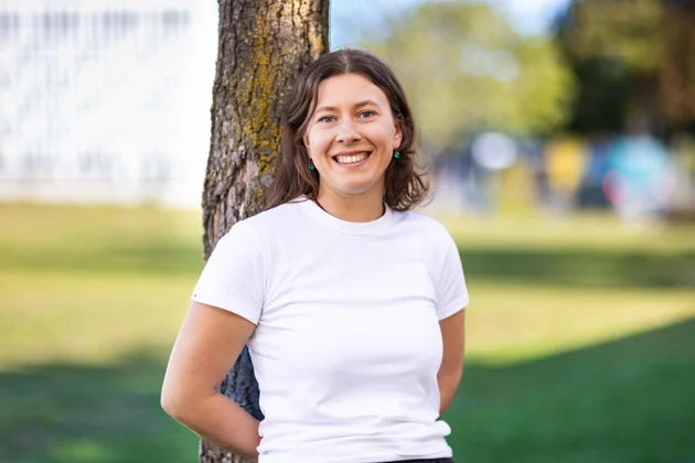 Porträt von Mayra Vriesema.