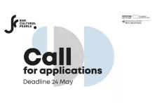 Oben sind die Logos von BSR Cultural Pearls und Interreg BSR. Mittig steht Call for Applications, Deadline 24 May.