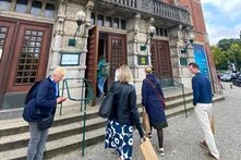 Ankommen am Kieler Opernhaus