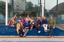 Gruppenfoto der Teilnehmenden vom Partnermeeting trifft auf Transnational Exchange des BSR Cultural Pearls