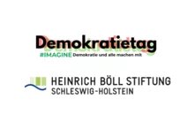 Logos Demokratietag und Böll-SH
