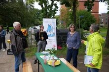 Doris Lorenz auf dem Böll-SH Sommerfest 2021.