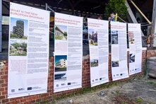 Banner des Projektes Baltic's Past & Future auf dem Waterkant Festival