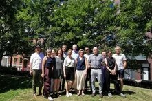 Die Projektpartner*innen von Future Cities beim Kickoff in Hamburg.