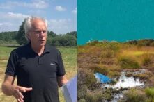 Dr. Hans-Gerhard Kulp, Biologische Station Osterholz e.V. , vor Moorlandschaft