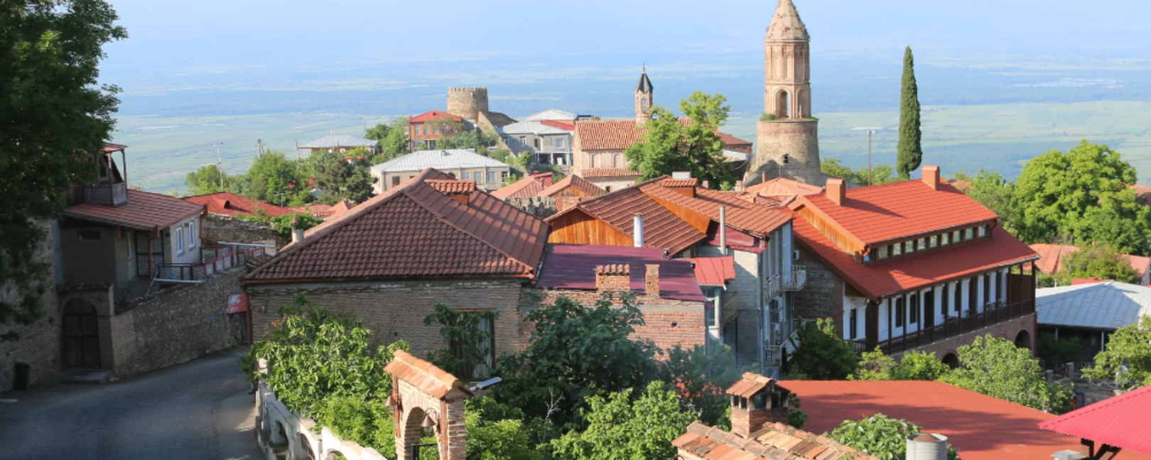 Foto von georgischer Landschaft. 