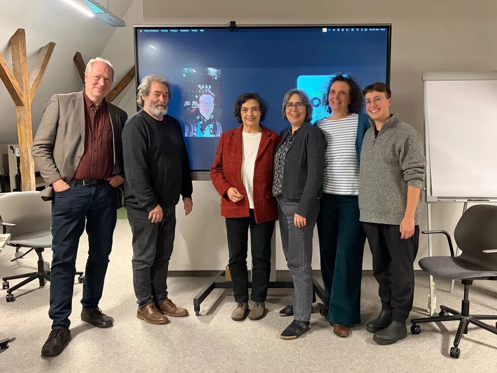 Vorstand der Böll-SH mit Dirk Scheelje, Martin Kastranek, David Schenk, Hildegard Bedarff, Doris Lorenz, Mirjam Gläser, Natalie Demmer (v.l.n.r.)