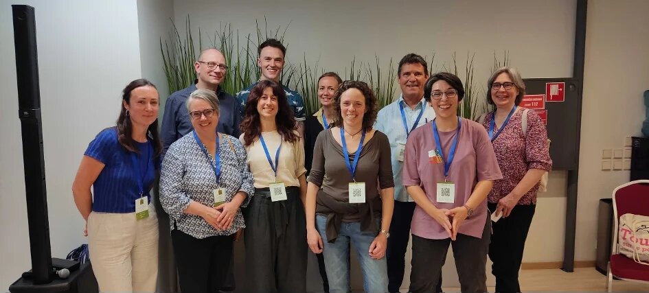 Speakers and facilitators of the workshop session “Showcasing and Measuring the Social Value of Community Energy Projects” during the REScoop.eu European Energy Communities Forum 2026 in Jūrmala/Latvia