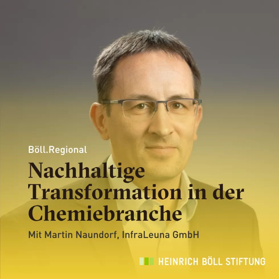 Portrait von Martin Naundorf, InfraLeuna GmbH, für Böll.Regional: Nachhaltige Transformation in der Chemiebranche